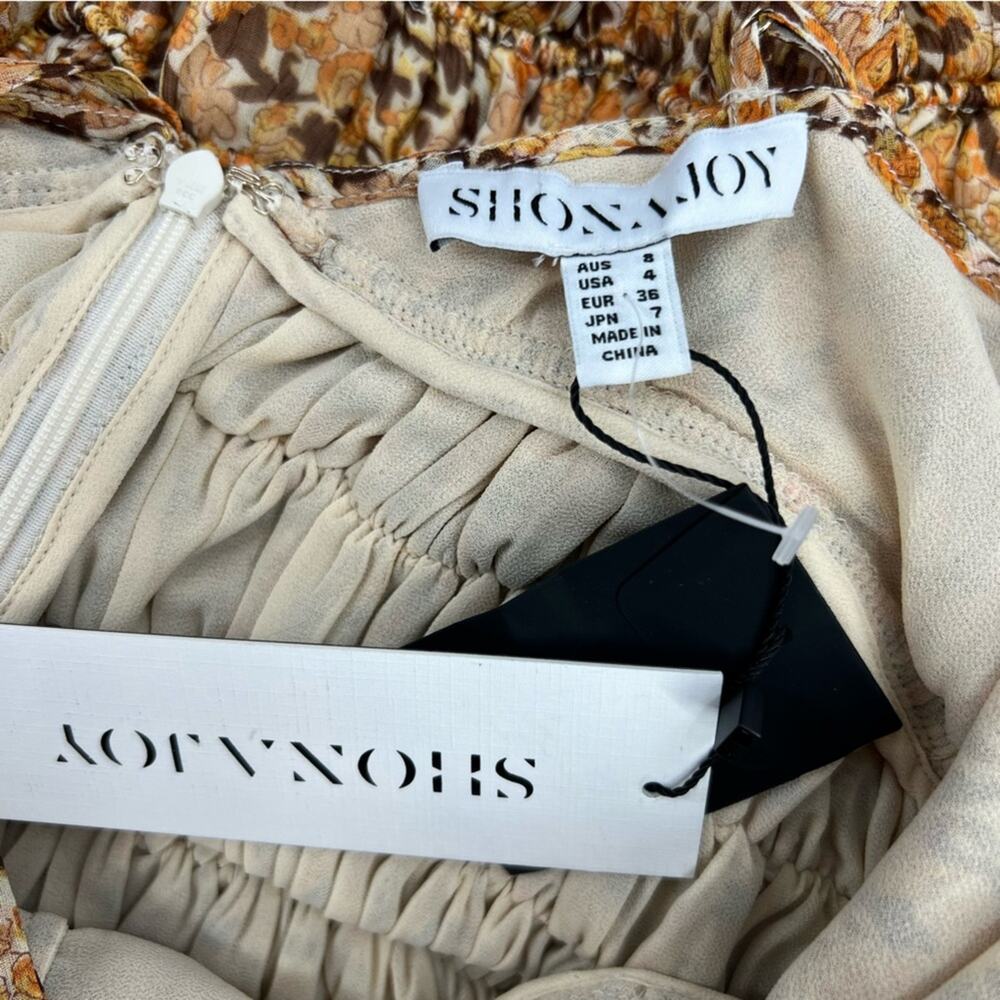 NWT SHONA JOY Collette High Neck Sleeveless Corded Mini Dress Sz 4 - Picture 6 of 10